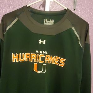Under armour Miami Hurricans shirt